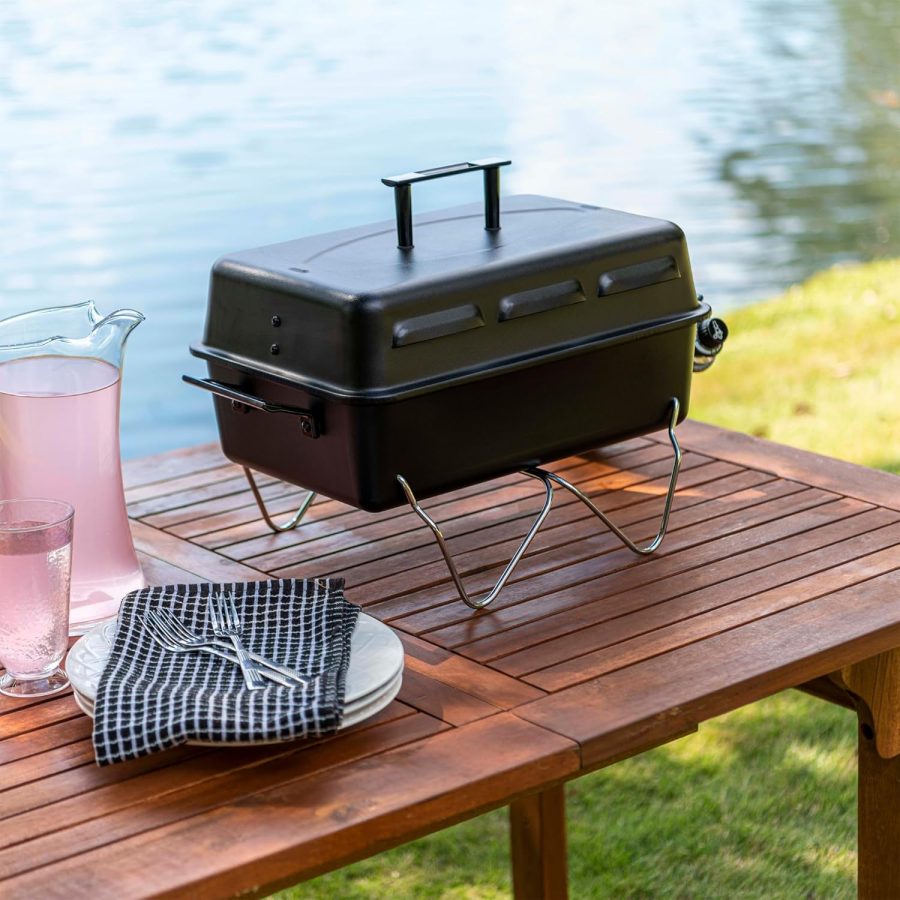 Portable Convective 1-Burner Stainless Steel Propane Gas Grill - Image 2